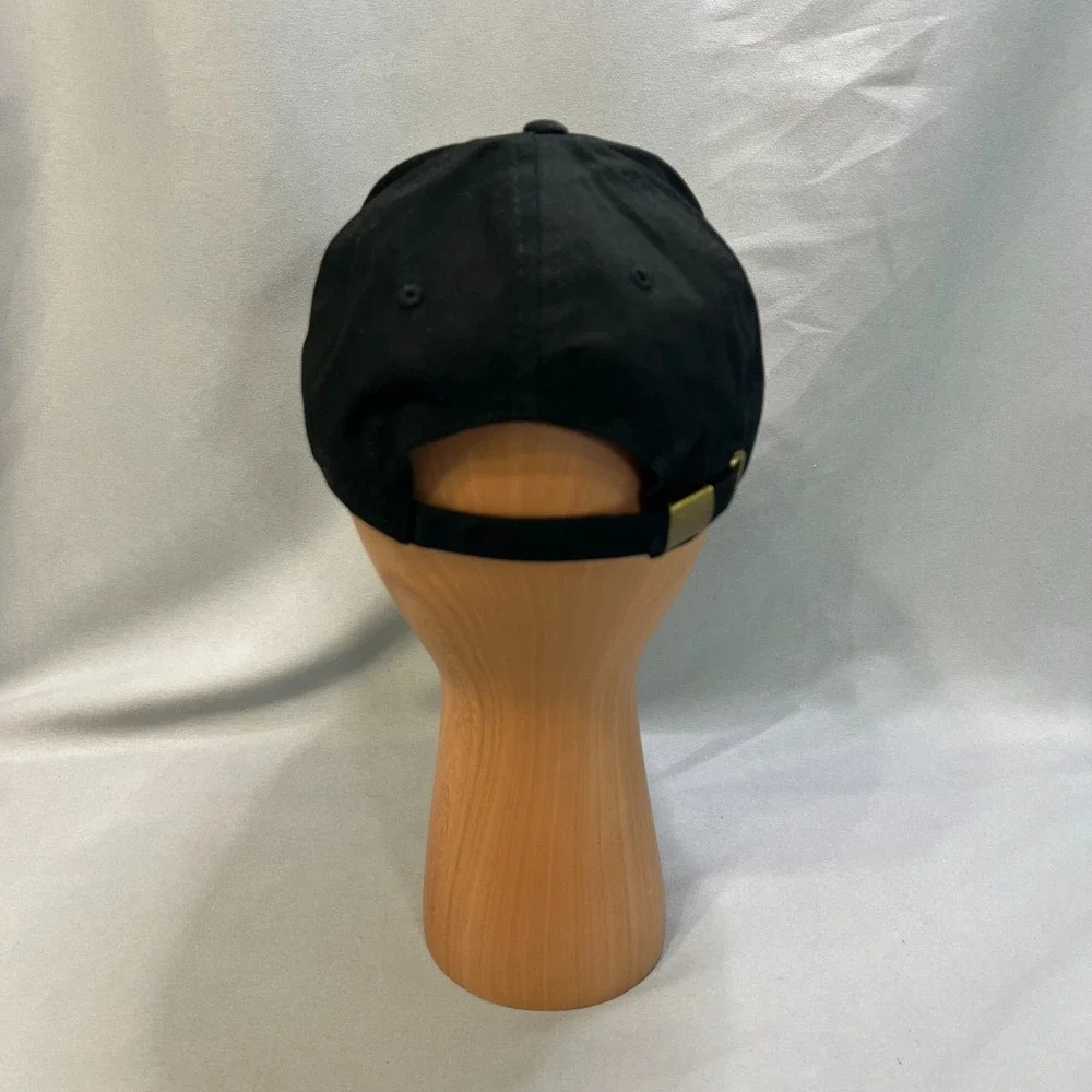 Jim Beam Black Baseball Cap Mens One Size Logo Embroidered Adjustable Strapback